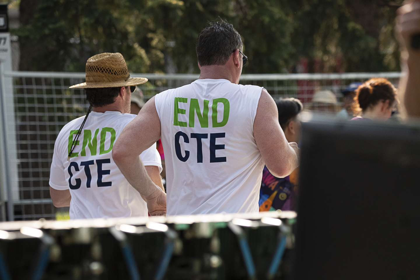 Large group of people at the Race To End CTE 2023 event